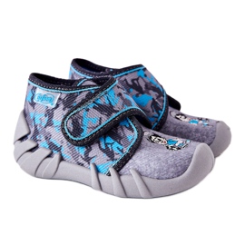 BEFADO S.A. Hausschuhe Inblu 523P014 Grau-Blau