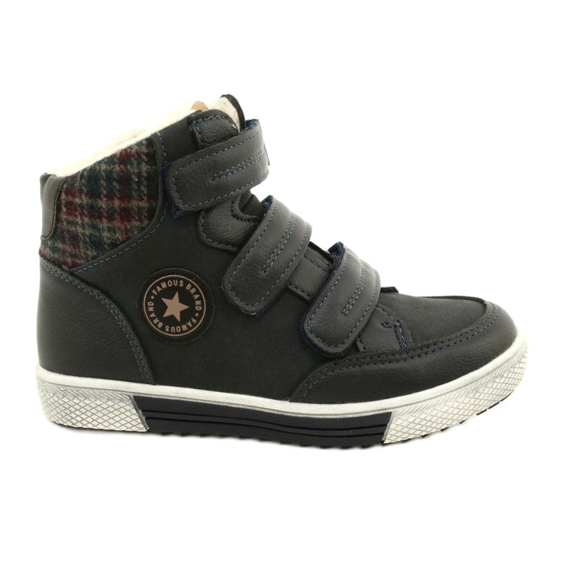 American Club Hohe Sportschuhe mit Fell American GC19 / 21 Navy Blue blau