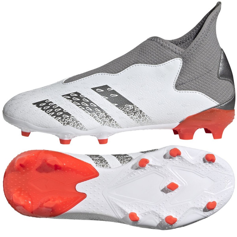 Adidas Predator Freak.3 Ll Fg Jr FY6297 Fußballschuhe mehrfarbig weiß