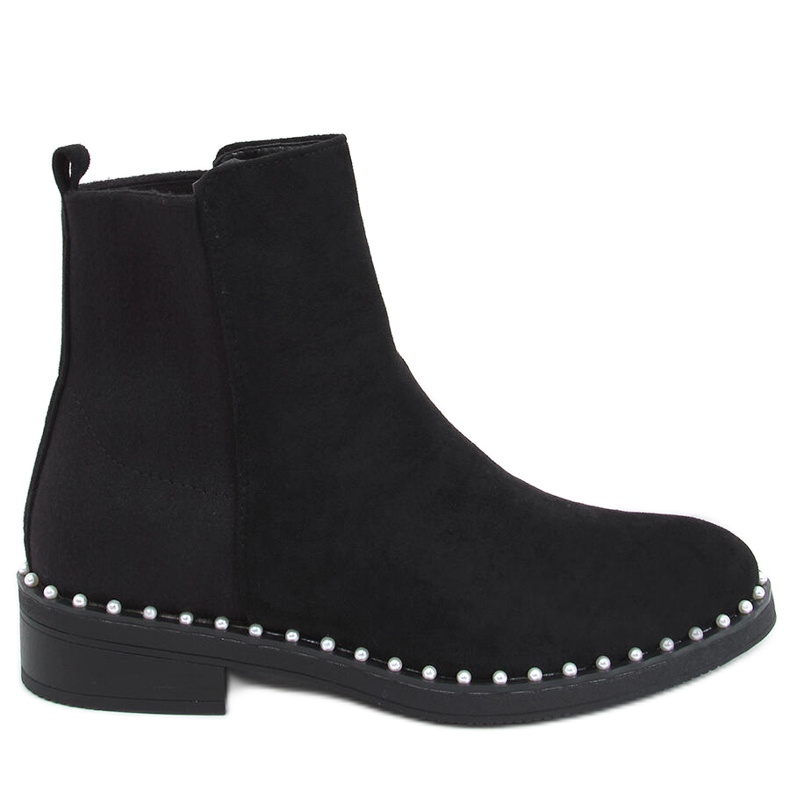 Chelsea Boots mit Lando Black Perlen schwarz