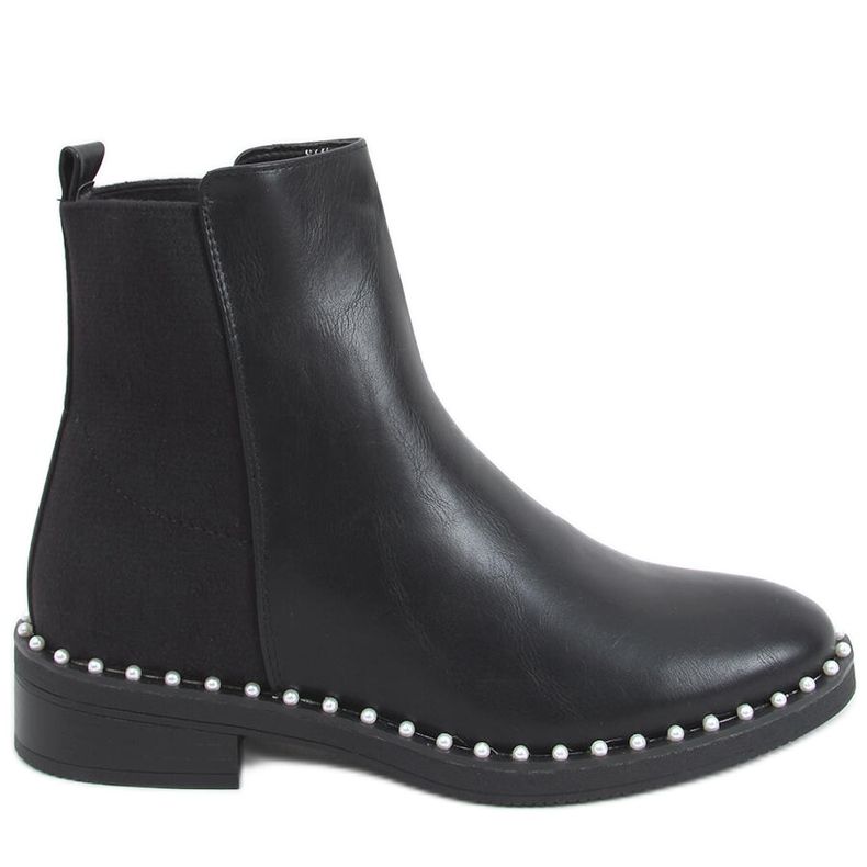 Chelsea-Boots mit Perlen Lagos Black schwarz