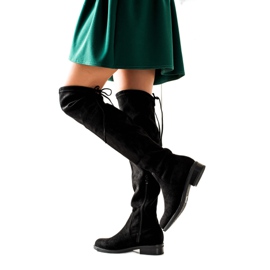 Warme Stiefel schwarz