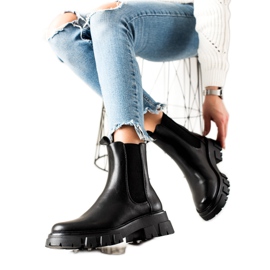 Schwarze Chelsea-Boots von Sergio Leone