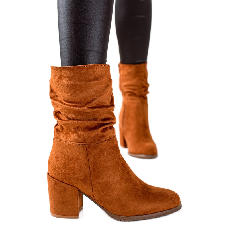 Evento Stylische hohe Stiefel braun