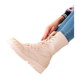 Seastar Hohe Schnür-Trapper beige