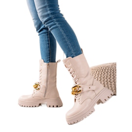 Seastar High Fashion Trapery Stiefel beige golden