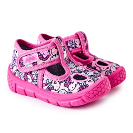 BEFADO S.A. Hausschuhe Befado Einhörner 533P018 Rosa