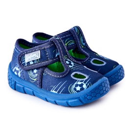 BEFADO S.A. Hausschuhe Befado Balls 533P015 Marineblau navy blau