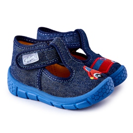 BEFADO S.A. Hausschuhe Befado Car 531P099 Marineblaue Schuhe navy blau
