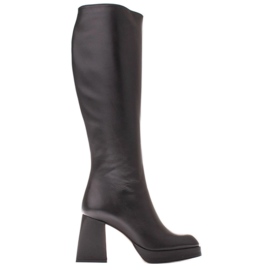 Marco Shoes Elegante Patrizia Stiefel auf dem Plateau schwarz
