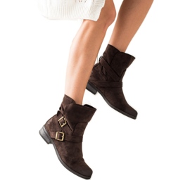 W. Potocki Potocki Schlupfstiefel aus Wildleder braun