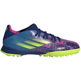 Adidas X Speedflow Messi.3 Tf Jr FY6904 Fußballschuhe marineblau, lila, blau, mehrfarbig blau