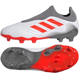 Adidas Copa Sense.3 Ll Fg Jr FY6155 Fußballschuhe grau-weiß weiß