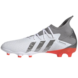 Adidas Predator Freak.3 Fg M FY6276 Fußballschuhe grau-weiß weiß