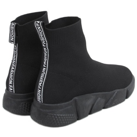 Socken-Sneaker Cento Schwarz