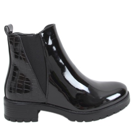 Isolierte Chelsea-Boots Duni Schwarz