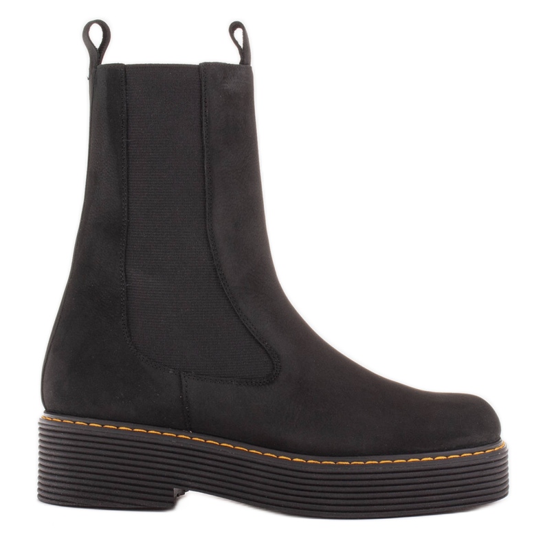 Marco Shoes Greta Stiefel mit elastischem Gummi schwarz