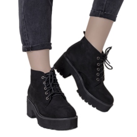 Johnson schwarze Stiefeletten für Damen