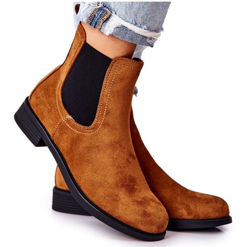 PG1 Camel Astate Wildlederstiefeletten braun