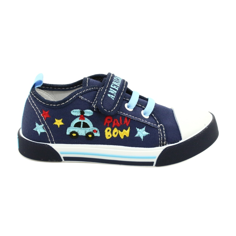 American Club Ten15 Navy Klett-Sneakers navy blau