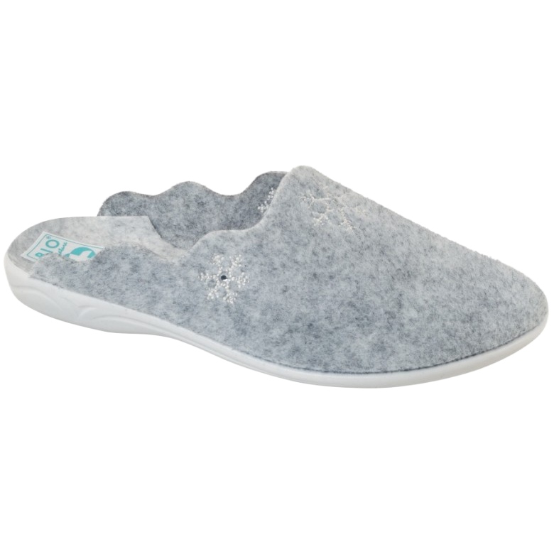Filzpantoffeln Adanex 25686 Grau