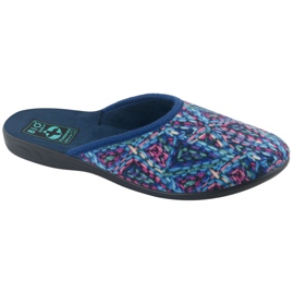 Hausschuhe Pullover Adanex Aloe Vera 26702 marineblau blau rosa grün