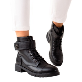 Cink Me Klassische Schnürstiefel schwarz