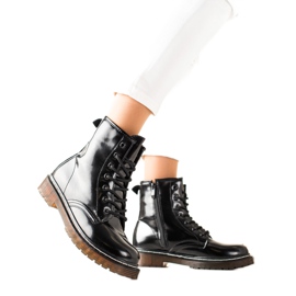 Lucky Shoes Bequeme schwarze Trapper