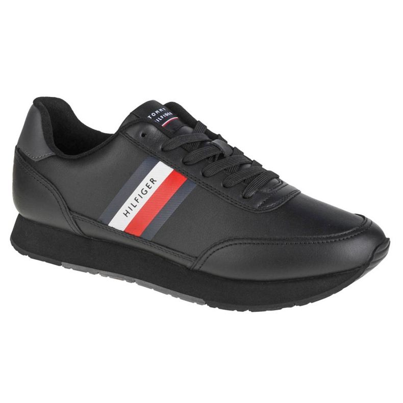 Tommy Hilfiger Essential Runner Winter Leder M FM0FM03814-BDS ​​​​Schuhe schwarz