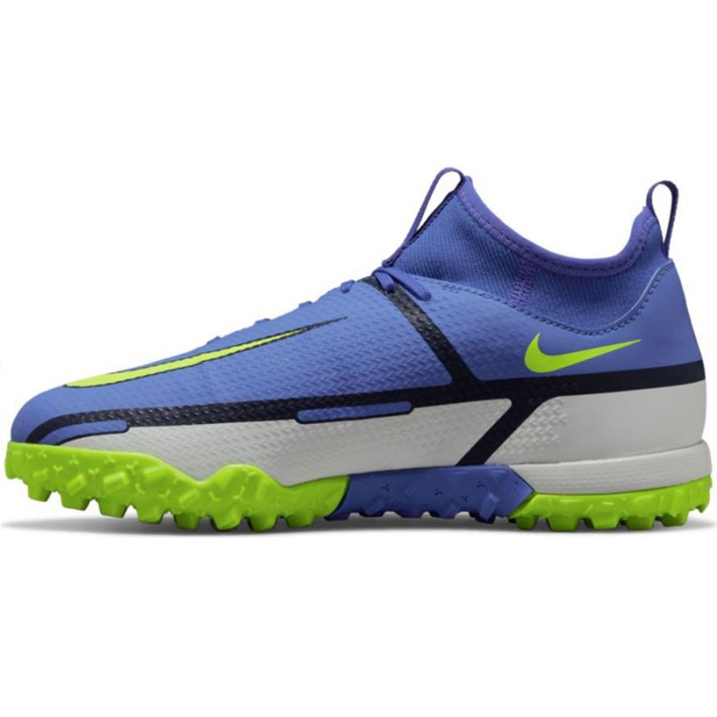 Nike Phantom GT2 Academy Df Tf Jr DC0818 570 Fußballschuhe blau, weiß, mehrfarbig blau