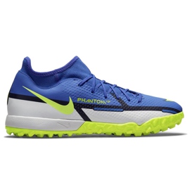 Nike Phantom GT2 Academy Df Tf M DC0802-570 Fußballschuhe mehrfarbig blau