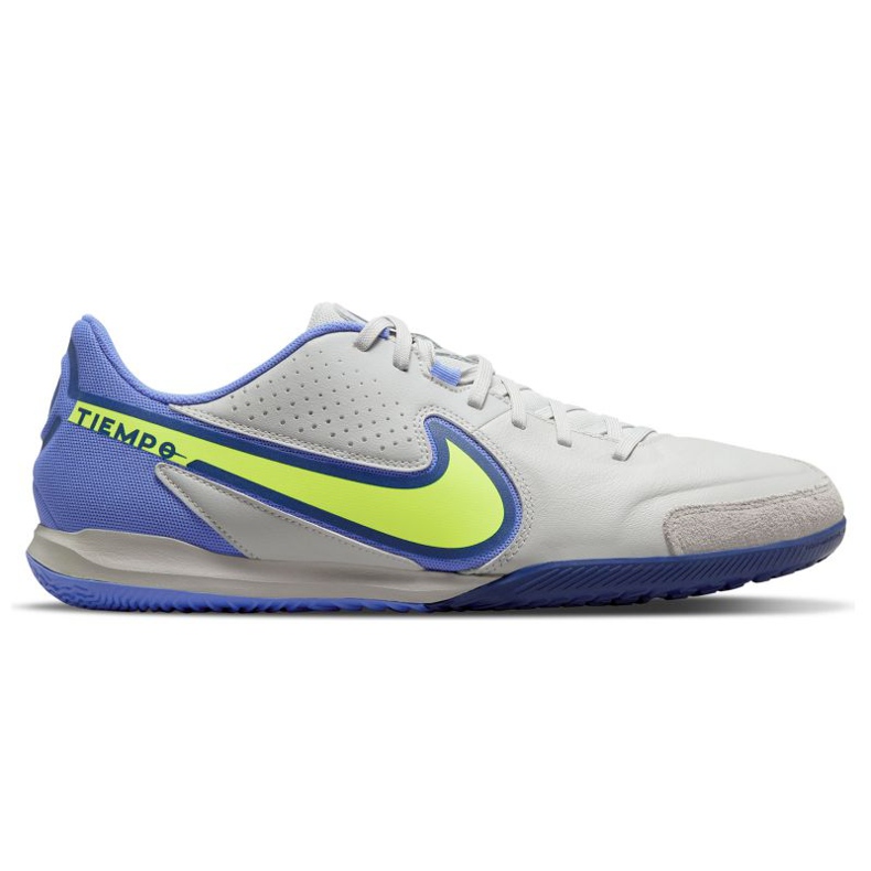 Nike Tiempo Legend 9 Academy Ic M DA1190-075 Fußballschuhe grau blau grautöne