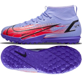 Nike Mercurial Superfly 8 Academy Km Tf Jr DB0935 506 Fußballschuhe mehrfarbig violett