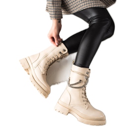 Bona Warme Arbeiter mit einer Kette beige