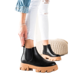 Seastar Warme Chelsea Boots mit Öko-Leder schwarz