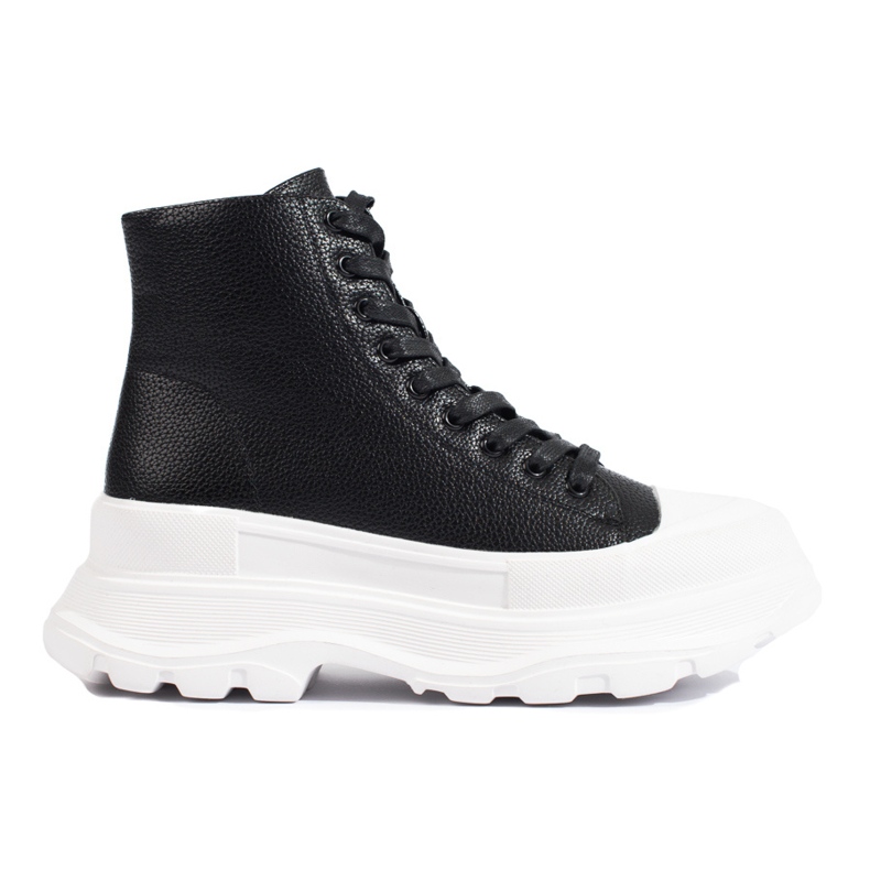 Seastar Turnschuhe auf der Plattform schwarz