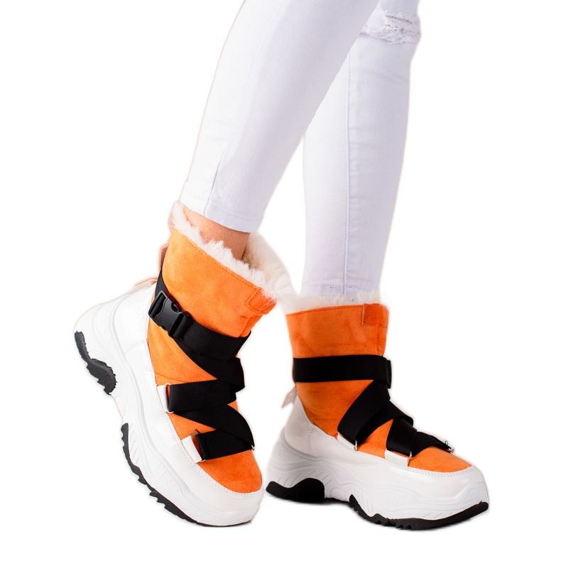 TRENDI Sport-Schneeschuhe weiß orange