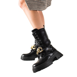 Seastar Hohe Stiefel, Trappermode schwarz