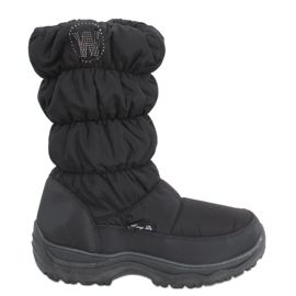 Damen Schneestiefel Retto Black schwarz