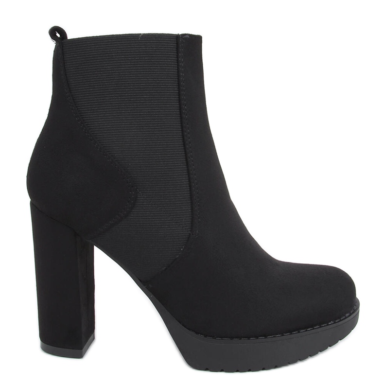 Milo Schwarze High Heels und Plateaustiefel