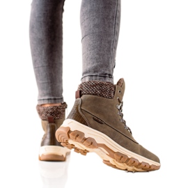 Goodin Warme Trapper braun grün