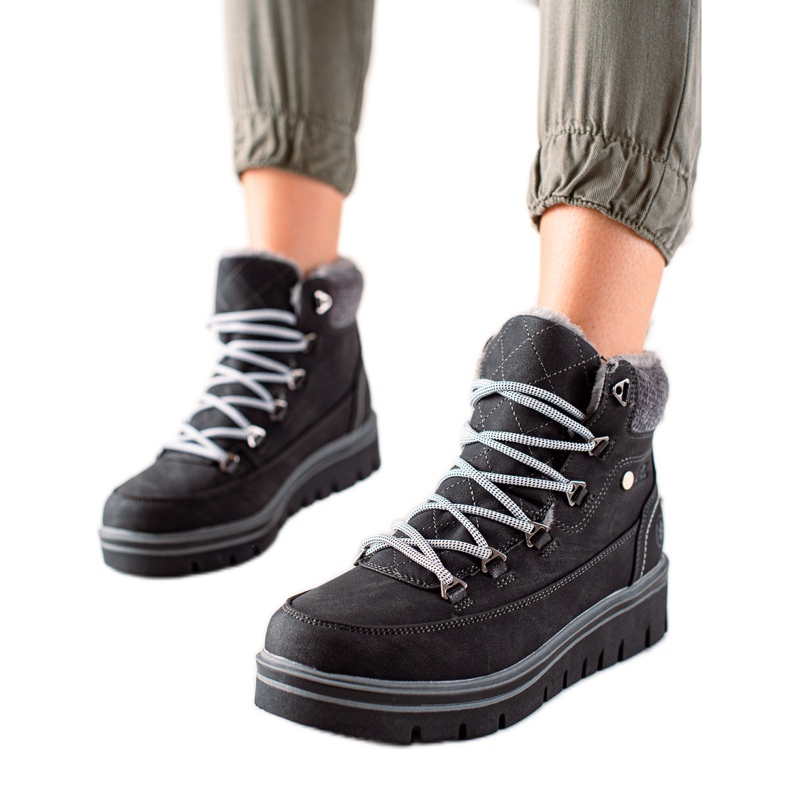 Goodin Bequeme lässige Trapper schwarz