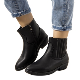 Schwarze Jolicoeur warme Cowboystiefel