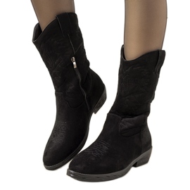 Schwarze Cowboystiefel von Roxanne