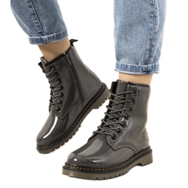 Graphite warme Damenstiefel von Doiron schwarz