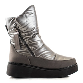 Weide Bequeme warme Schneestiefel schwarz