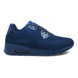 Schwarze Sportschuhe für Herren 5586-3 marineblau