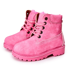 Kinder Trappers Stiefel Rosa Milos