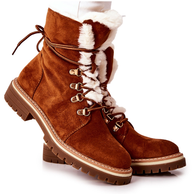 Camel Nelby Warme Stiefel braun