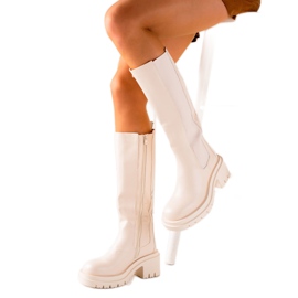 Seastar Bequeme Plateaustiefel beige